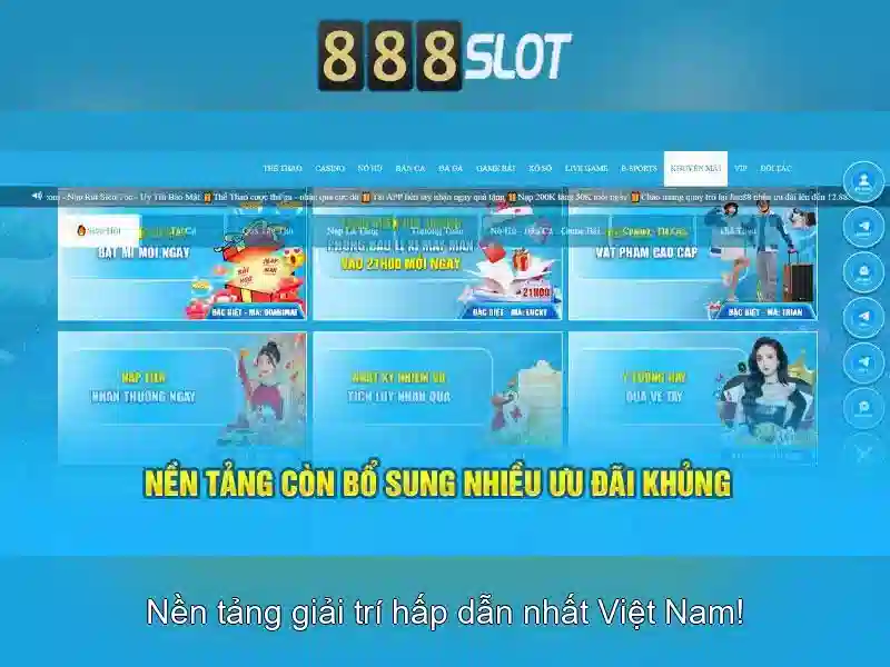 888slot: Đánh giá tổng quát về nền tảng máy đánh bạc trực tuyến